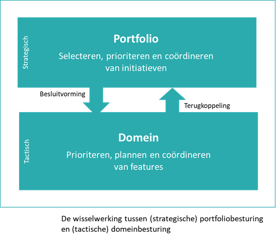 Wisselwerking tussen portfoliobesturing en domeinbesturing