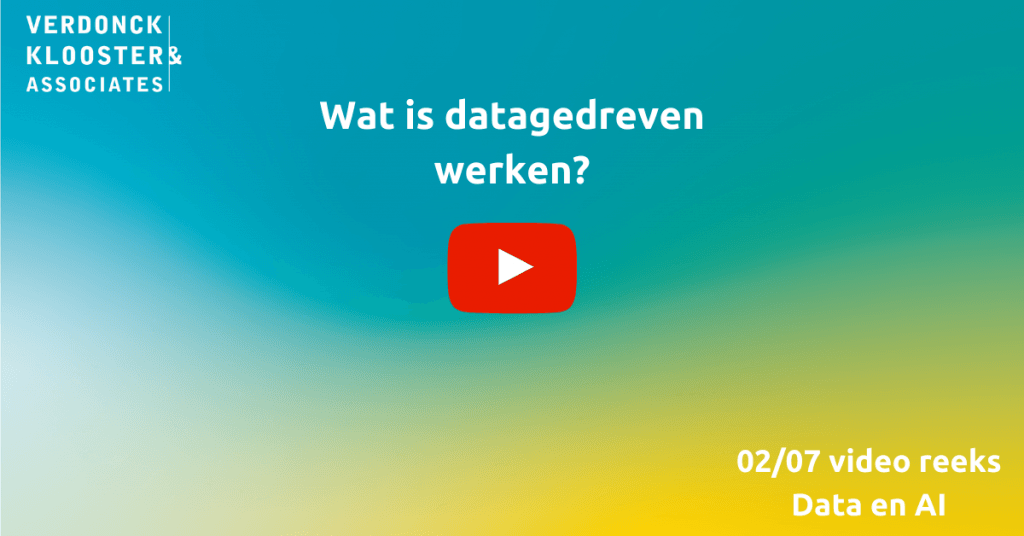 Wat is datagedreven werken?